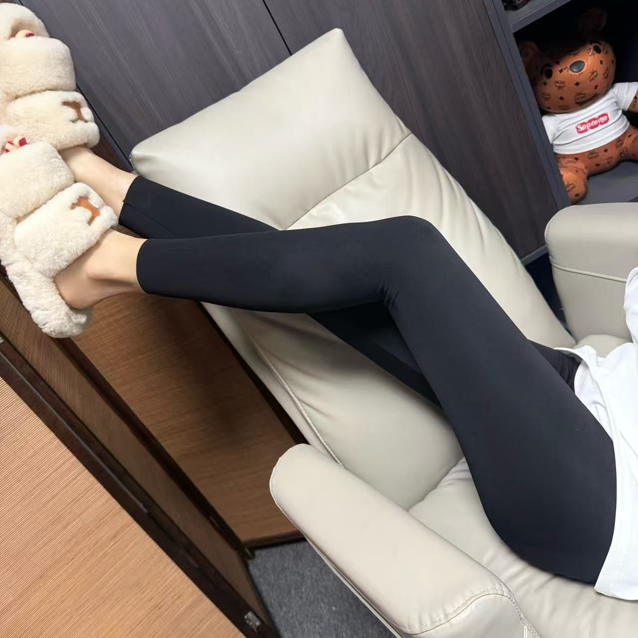 A款秋冬外穿高腰收腹提臀显瘦鲨鱼裤打底芭比裤