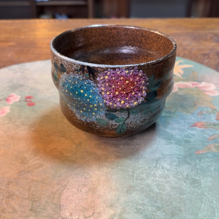 柴烧纯手工手绘陶瓷