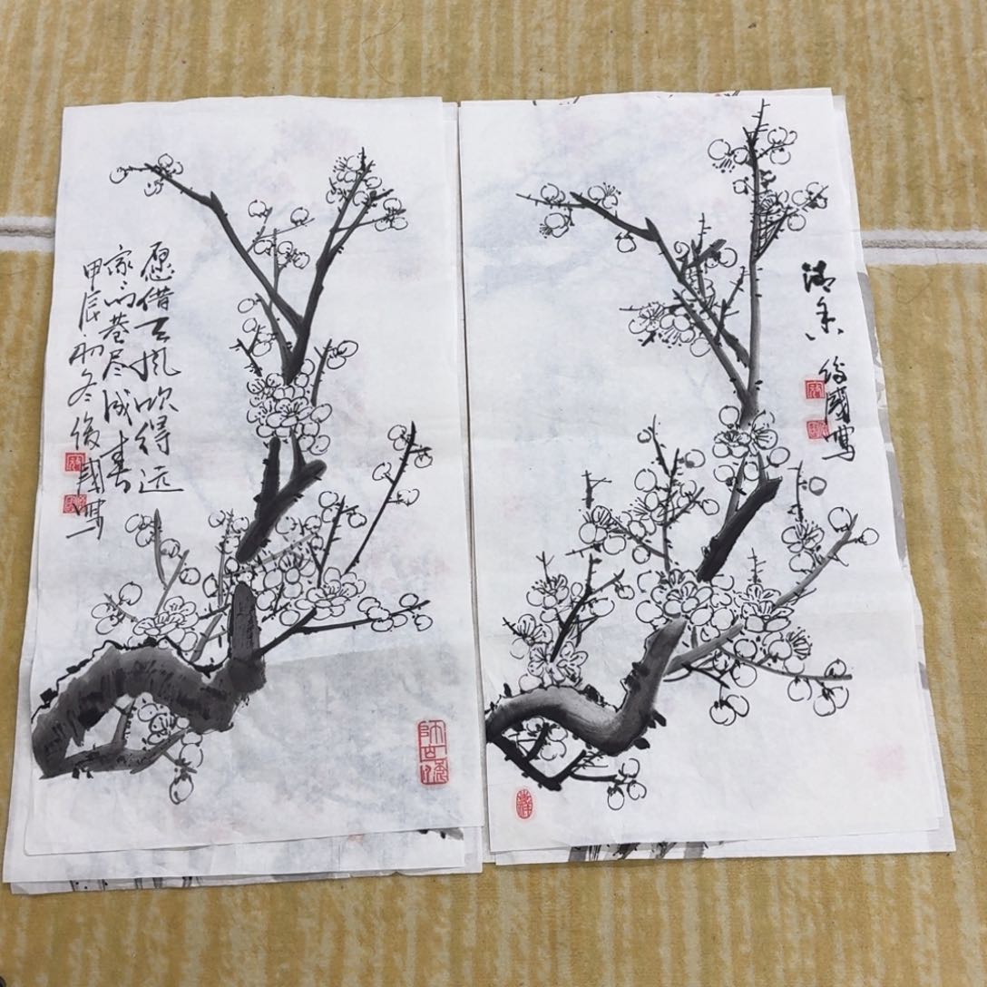 国画四尺四开作品花鸟111