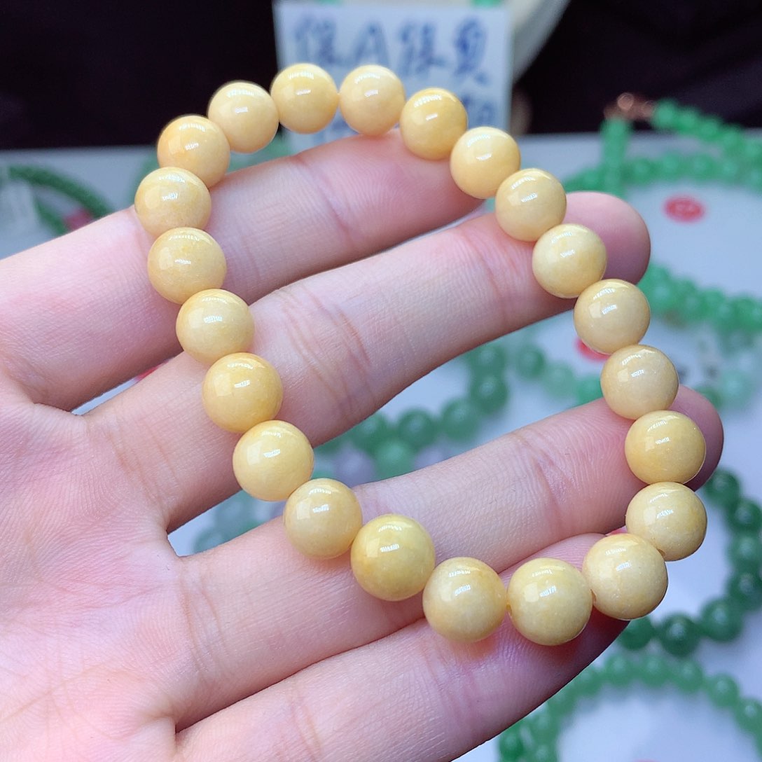 翡翠毛衣链未镶嵌