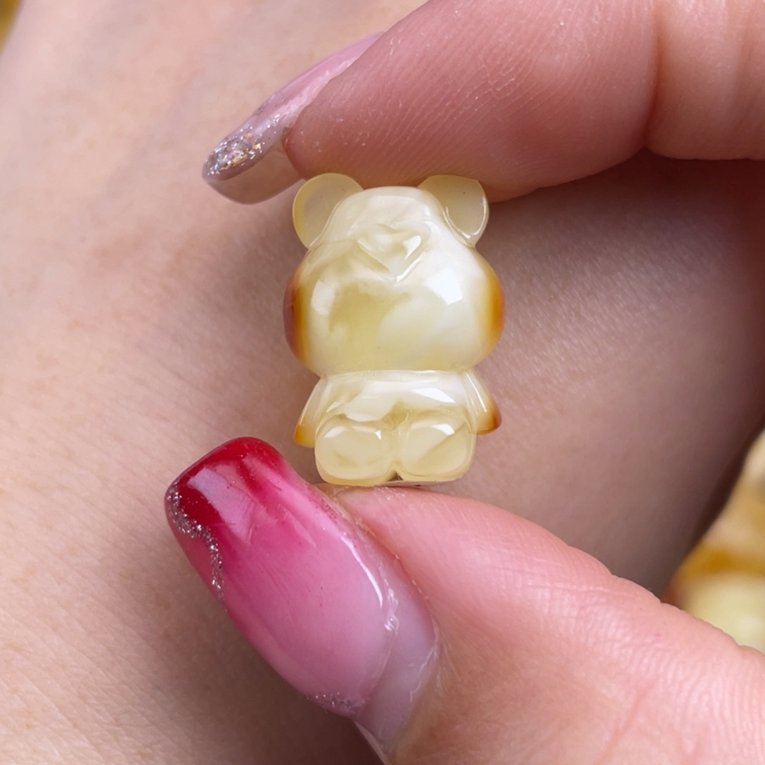 琥珀裸石未镶嵌蜜蜡