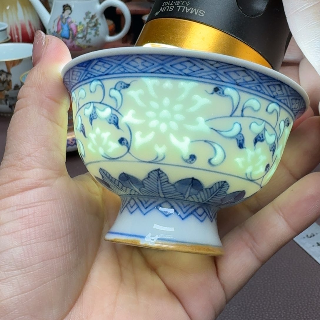 瓷片景德镇仿古手工制作精品展示