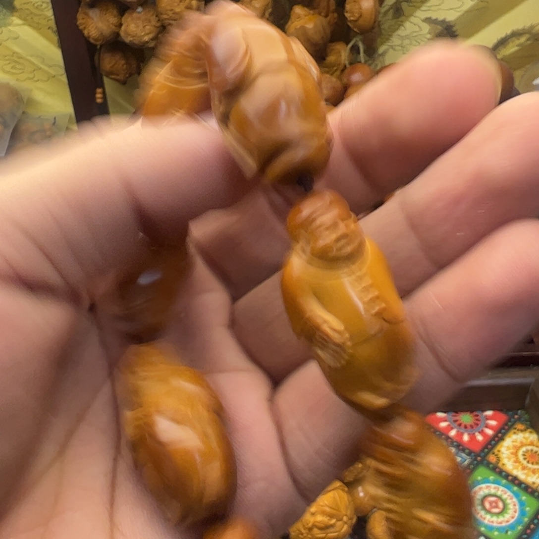 难***。手串/手链橄榄核返油地主