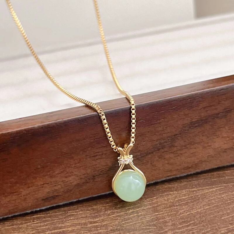 钛钢项链 D094   气质轻奢时尚百搭双面小众简约经典