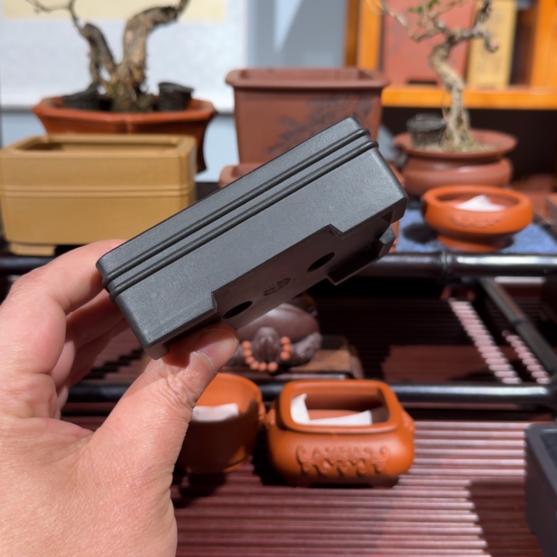 豹***你紫砂花盆原矿紫泥