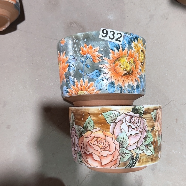 一****紫砂花盆景德镇陶瓷