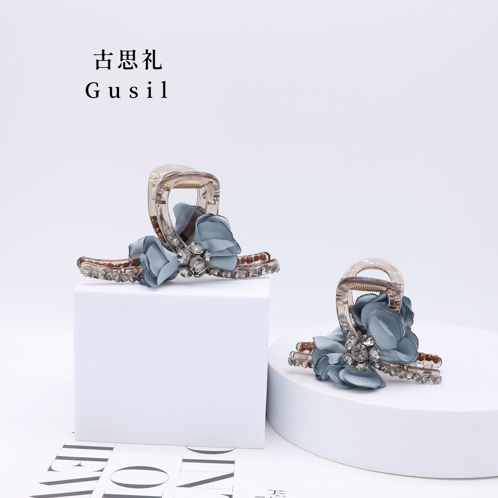 G176 夏梦韩版气质优雅花朵抓夹GS4119-BHLDH