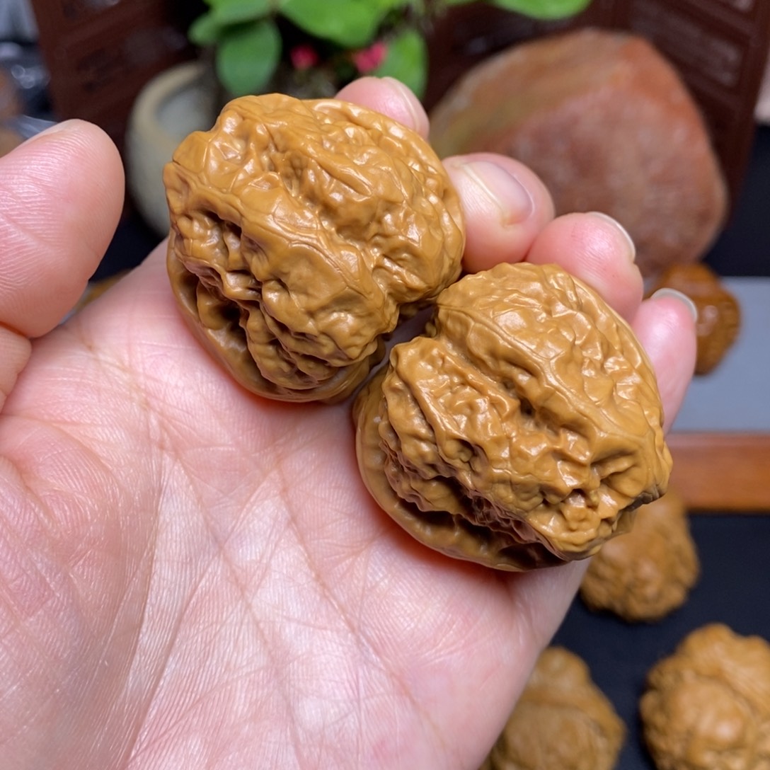 把件文玩核桃38，44蛙