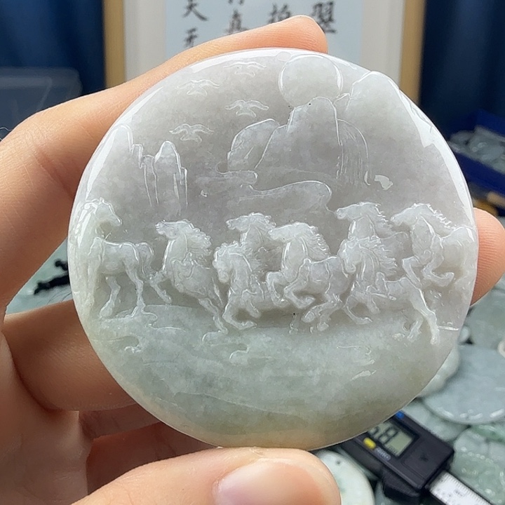 翡翠未镶嵌颈饰翡翠