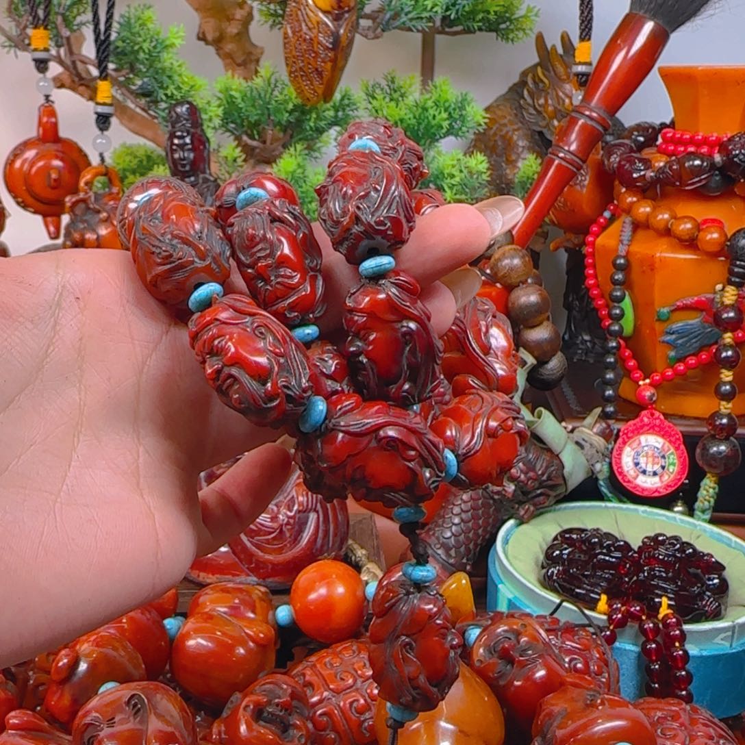 琥珀裸石未镶嵌真***量