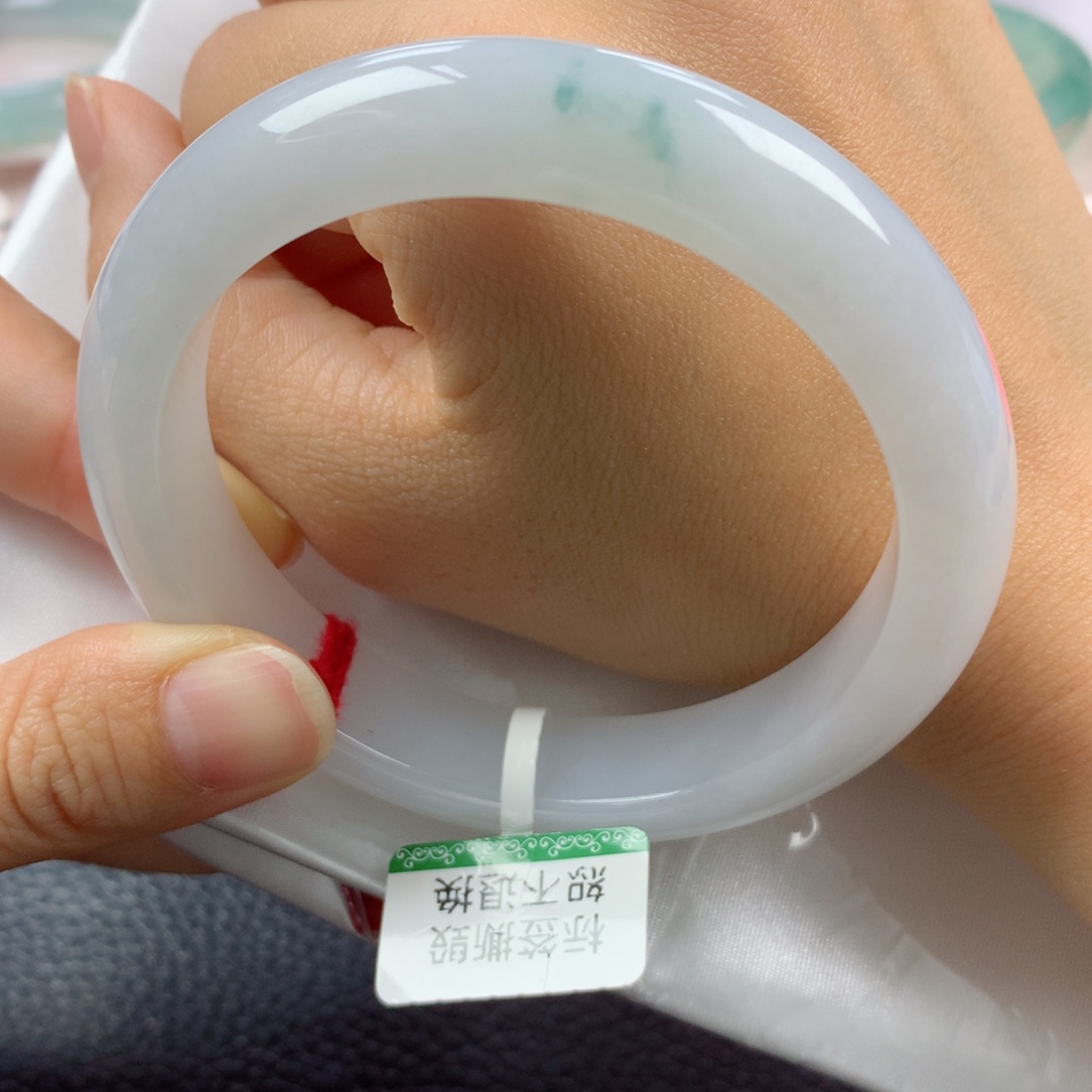 未镶嵌手镯翡翠缅甸天然翡翠A货59.6正