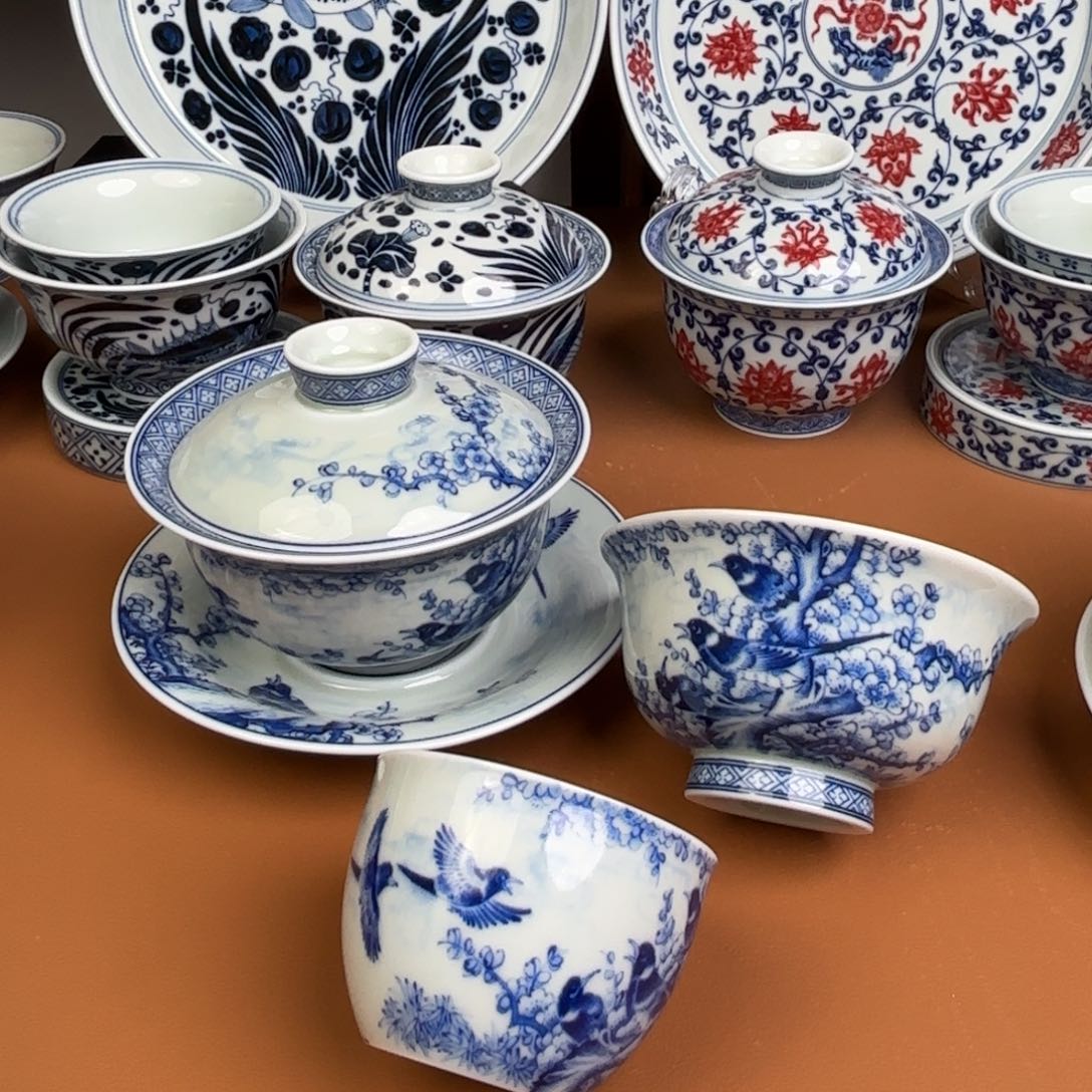 卖***姐景德镇陶瓷六件套