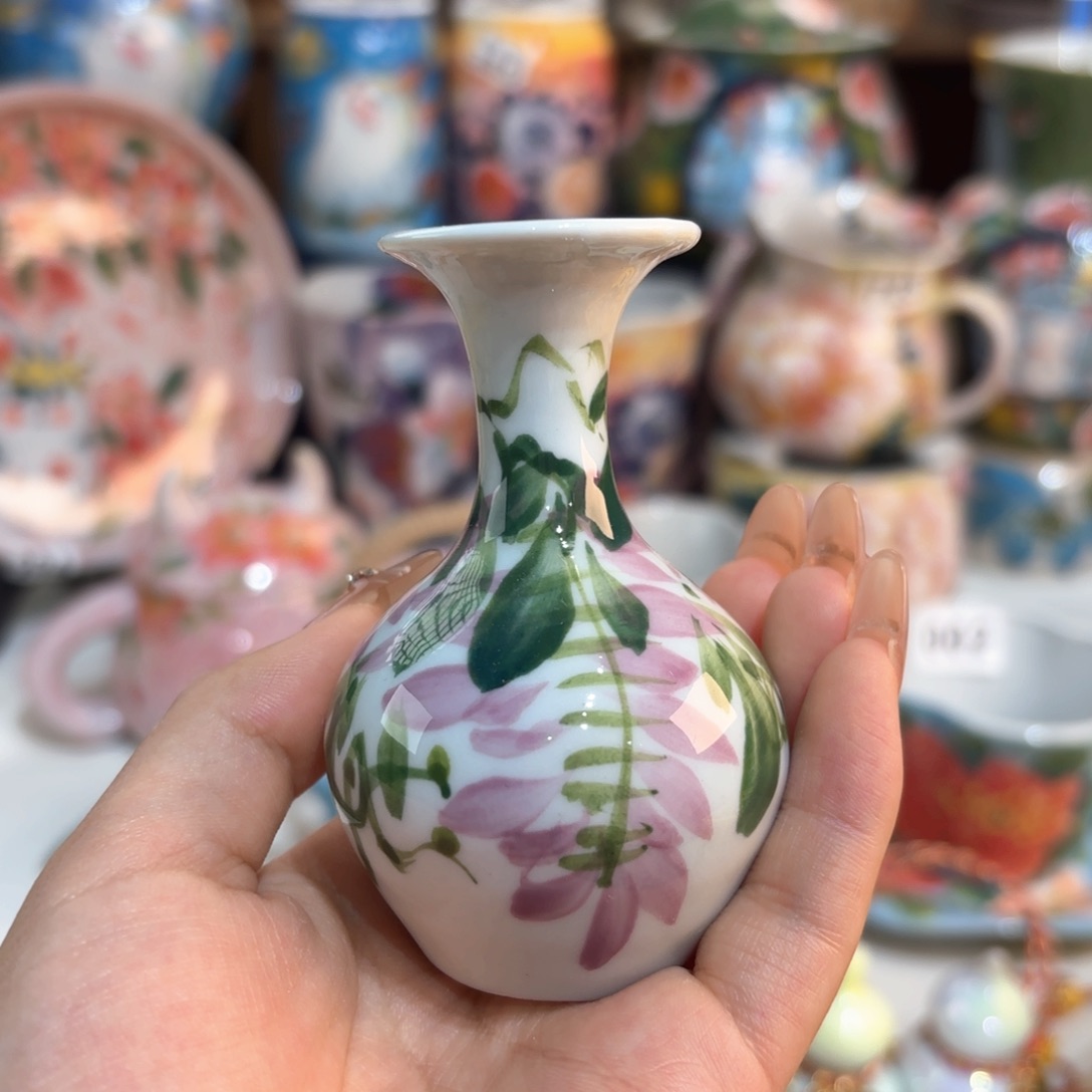 景德镇手绘高温釉下彩陶瓷茶具