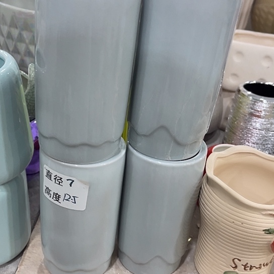 多肉绿植陶瓷花盆9.9包邮，有孔