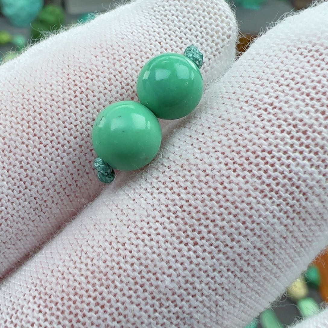 绿松石菜籽黄绿松石Z未镶嵌