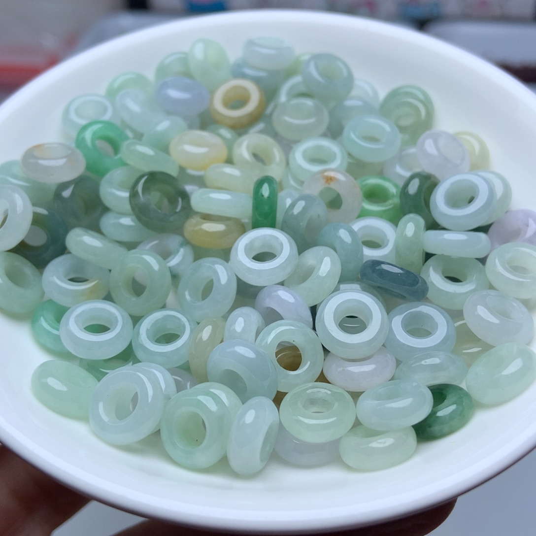 散珠翡翠卡10冰玉环10个