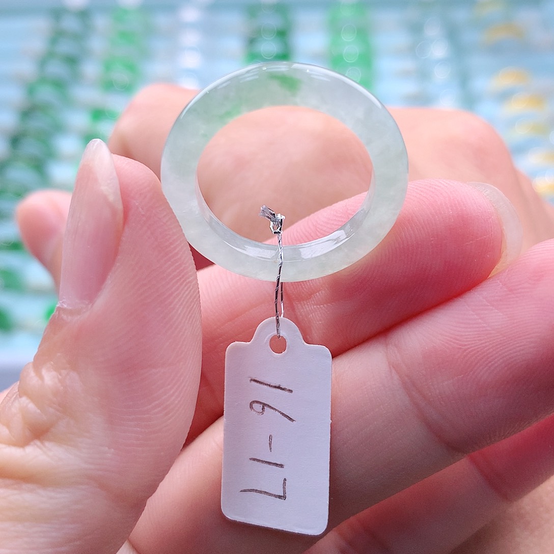 翡翠戒指未镶嵌缅甸翡翠A货