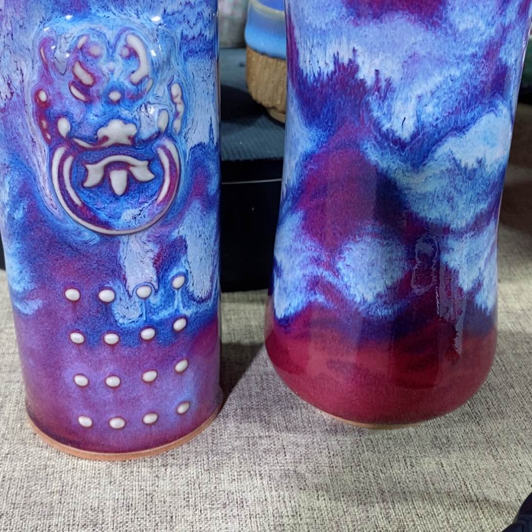 摆件黑***阳神垕镇原产地钧瓷！