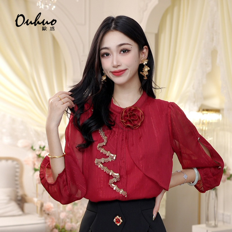 【春节福利】现货！衬衫上衣优雅气质OHSHH05003