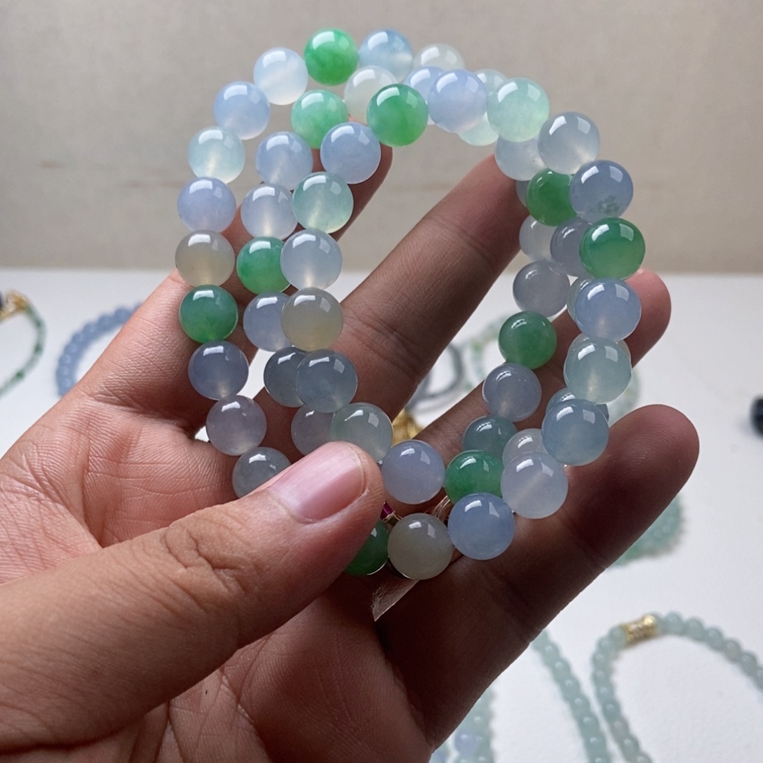 定制翡翠未镶嵌天然缅甸a货卡10