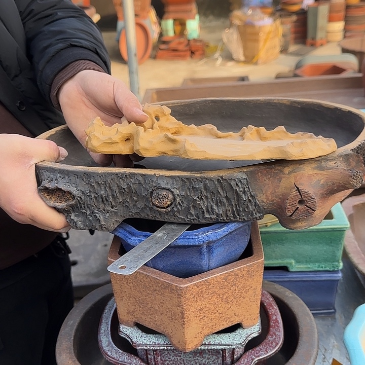 浩***！紫砂花盆这是我的新