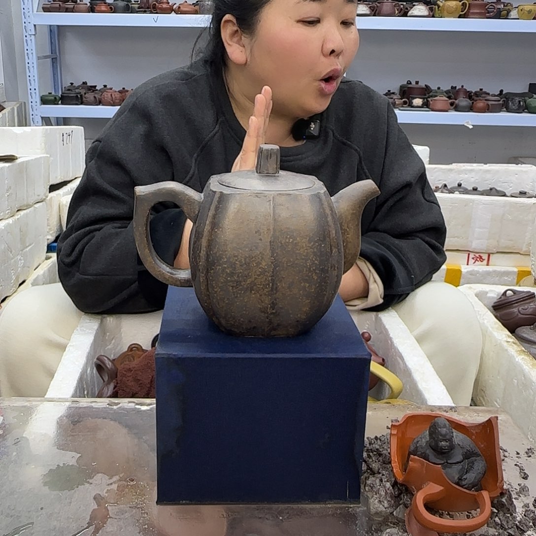 茶壶紫砂宜兴紫砂壶瑕疵处理