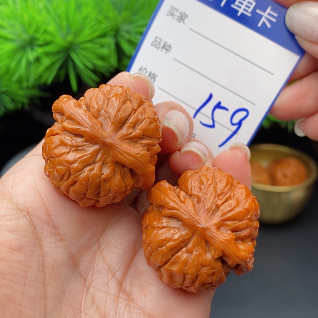 文玩核桃把件36甲骨文159
