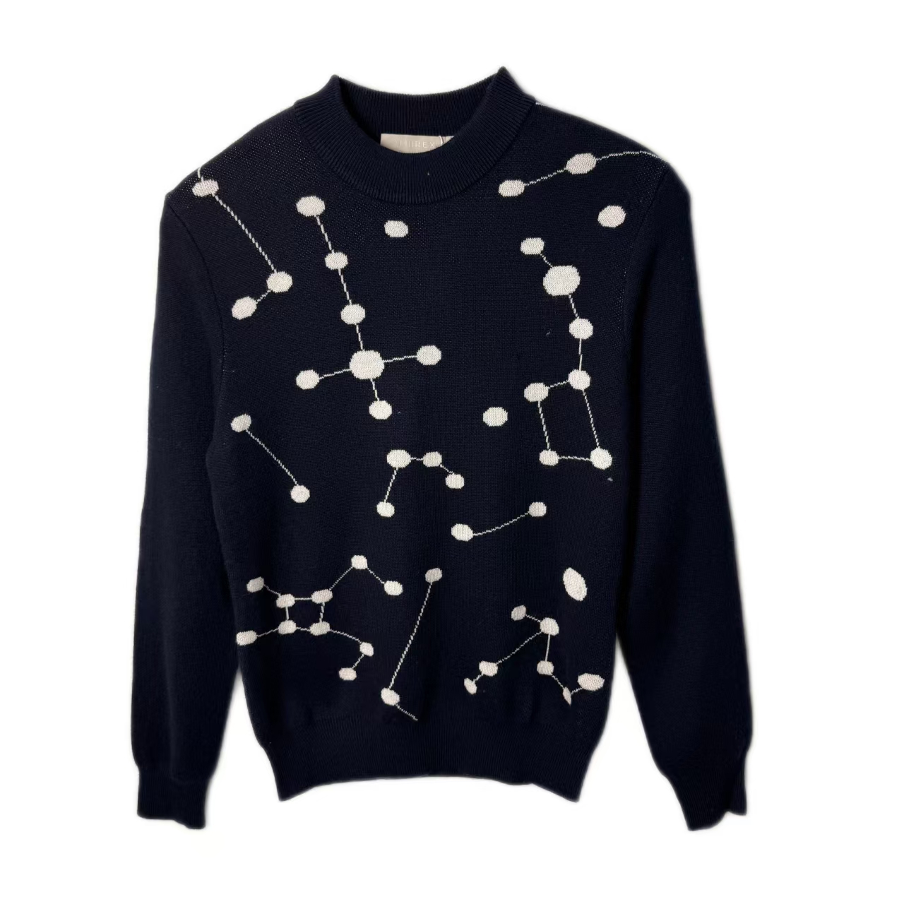 AM5981男士秋冬针织衫时尚休闲百搭简约撞色半高领羊毛针织毛衣