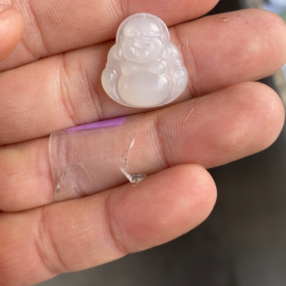 和田玉颈饰未镶嵌和田玉佛公吊坠