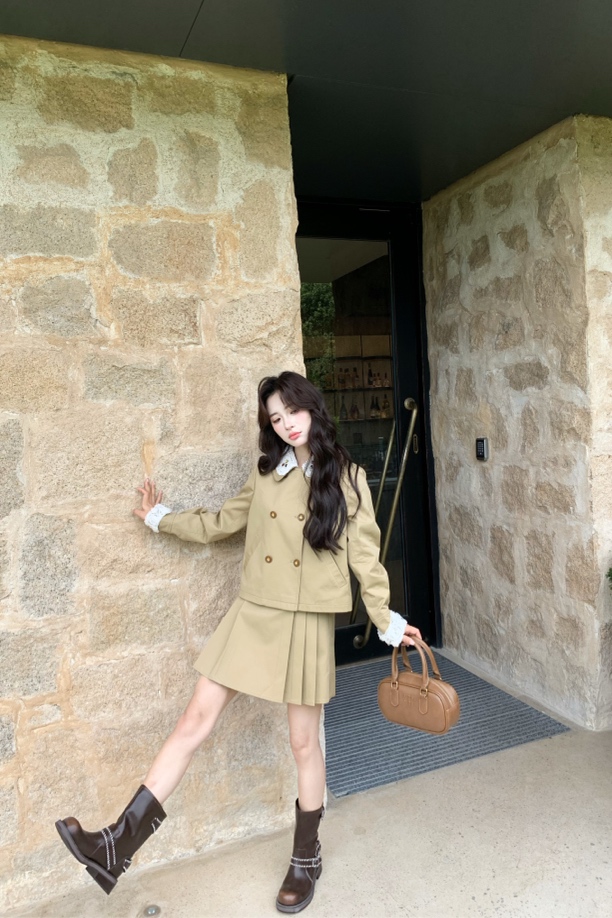 2【暖绒染秋套装】品质女装洋气出行时尚休闲财阀千金小众老钱风