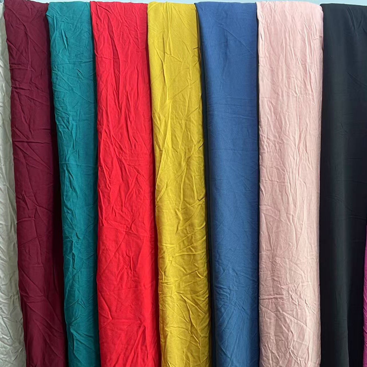 蚕丝德绒奥绒水洗小羊绒纯棉绵绸面料人造棉布料全品布料