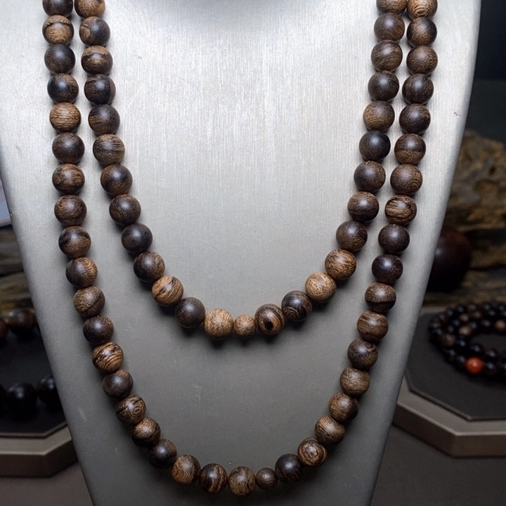 手串沉香越南芽庄黄棋楠瘤疤08×108