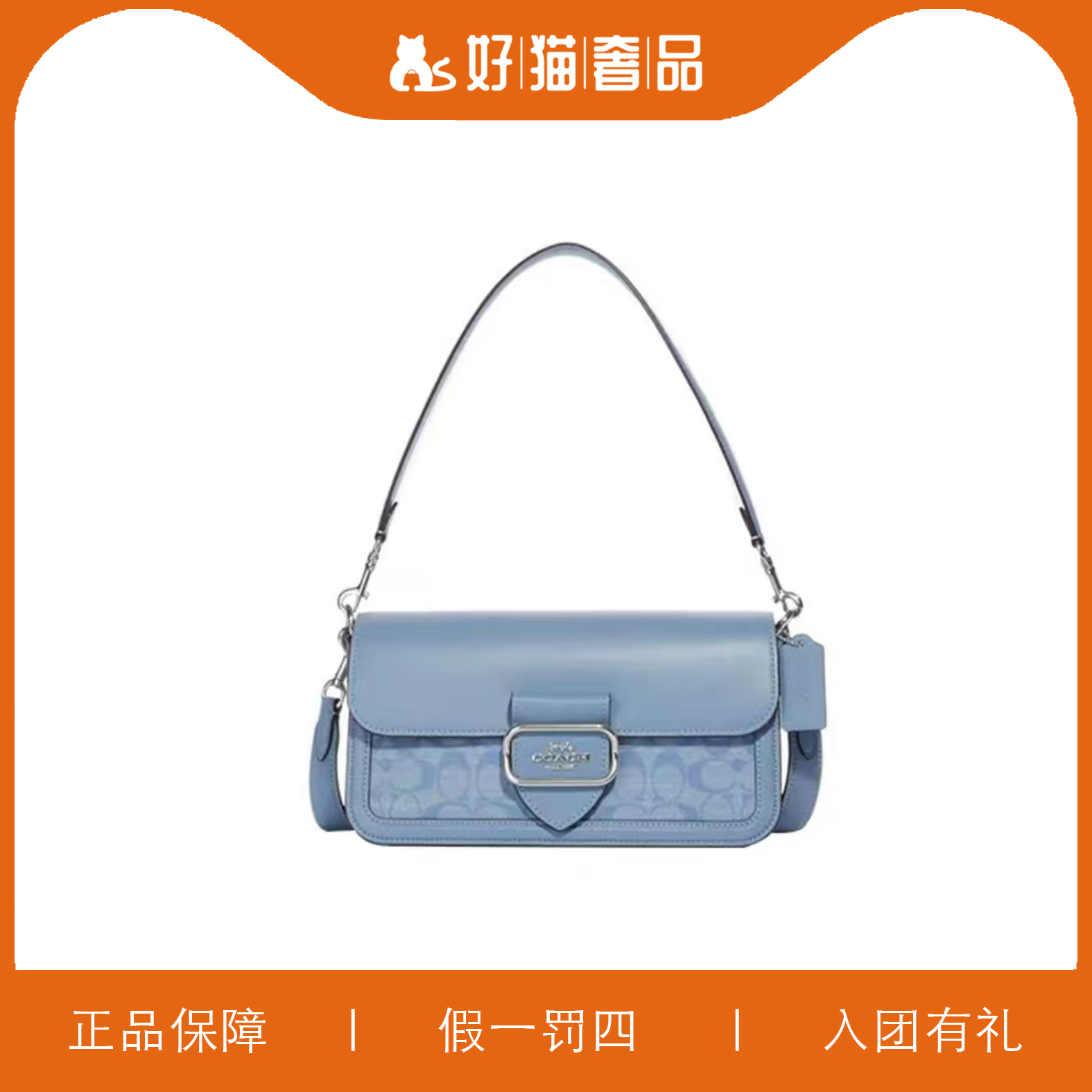 95新 COACH/蔻驰 蔻驰香布雷摩根包/P0666/26X14X6