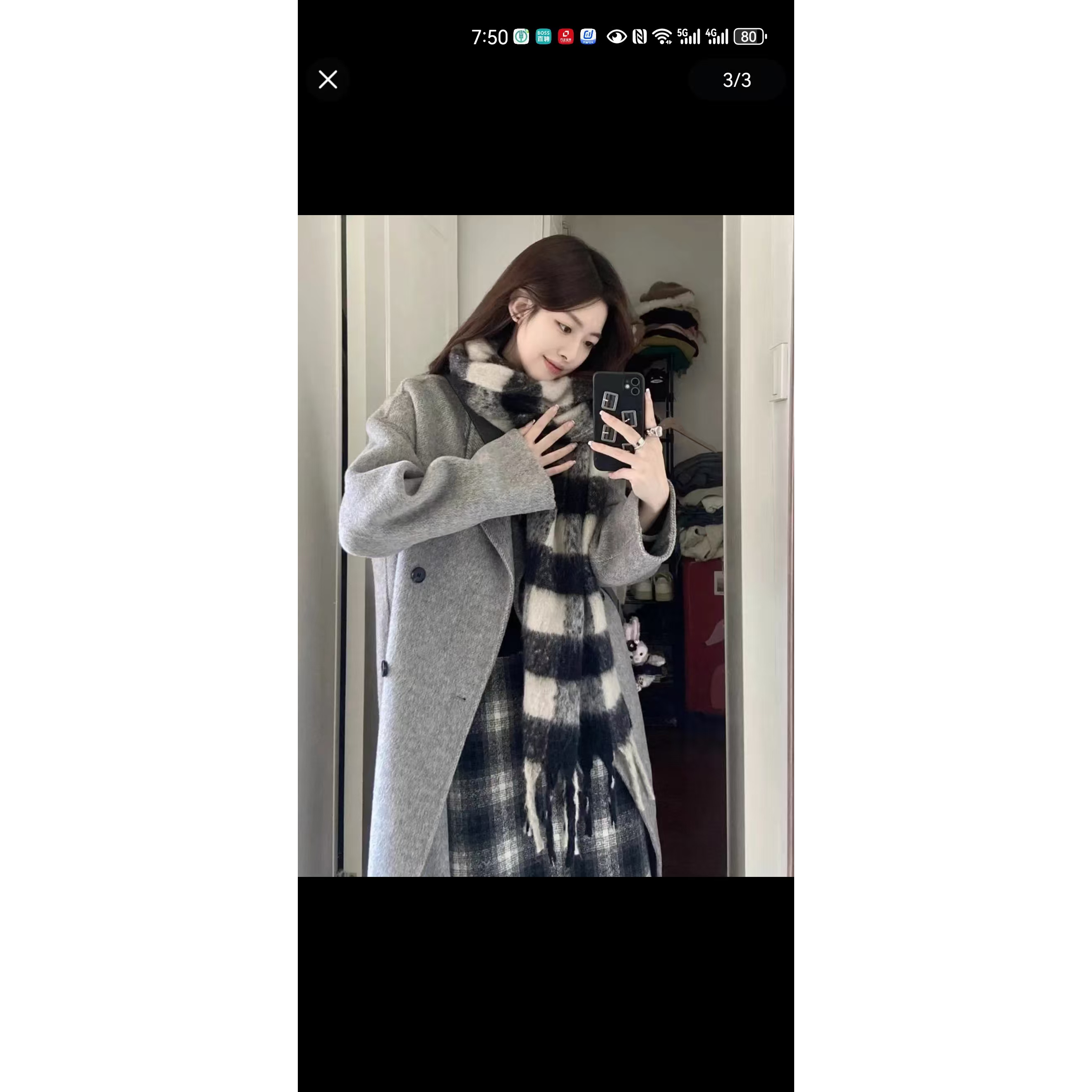 【小个子加棉加厚】羊毛呢大衣150/165气质秋冬长款中长款韩版大衣