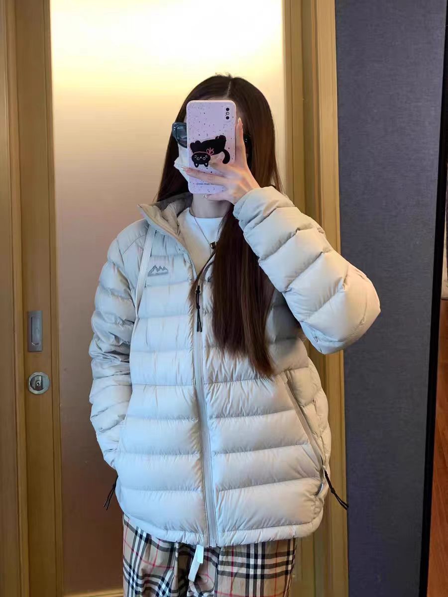 韩系轻薄早秋棉衣外套女连帽修身小个子设计感排骨服爆款夹棉棉袄