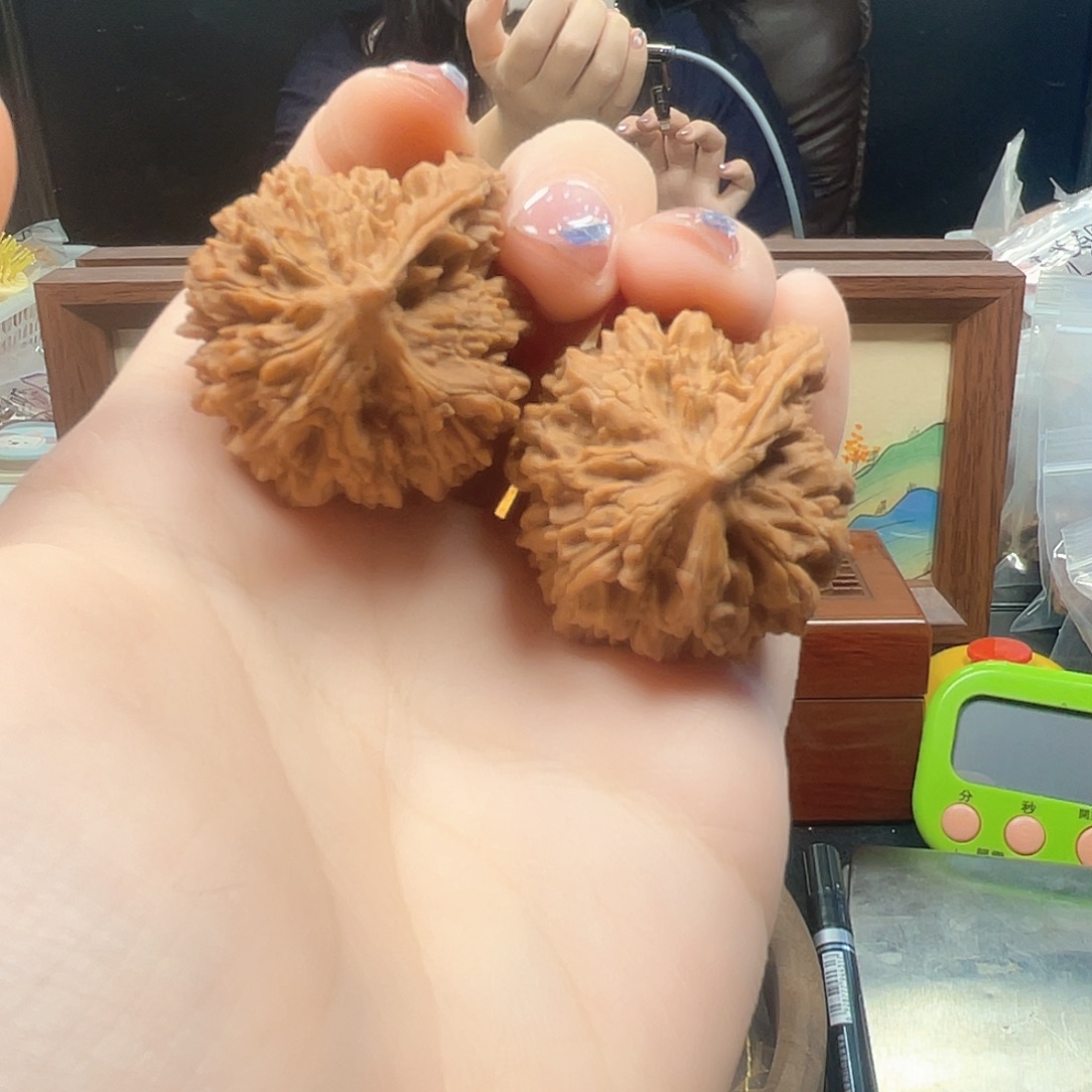 文玩核桃吊坠满天星一根筋