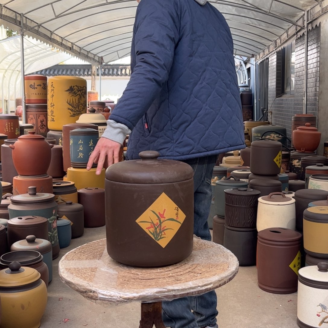 紫砂茶叶罐8 饼茶叶罐