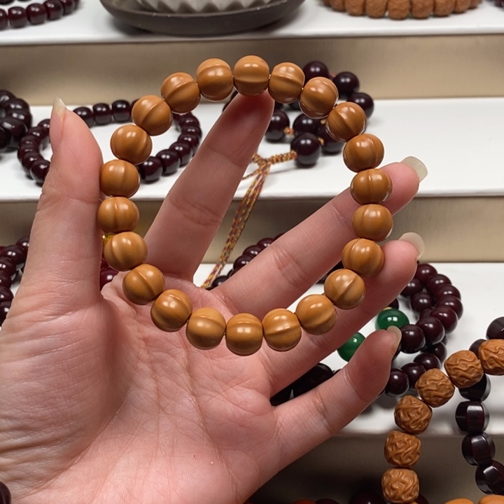 核桃手串/手链枷*?猴头雕刻