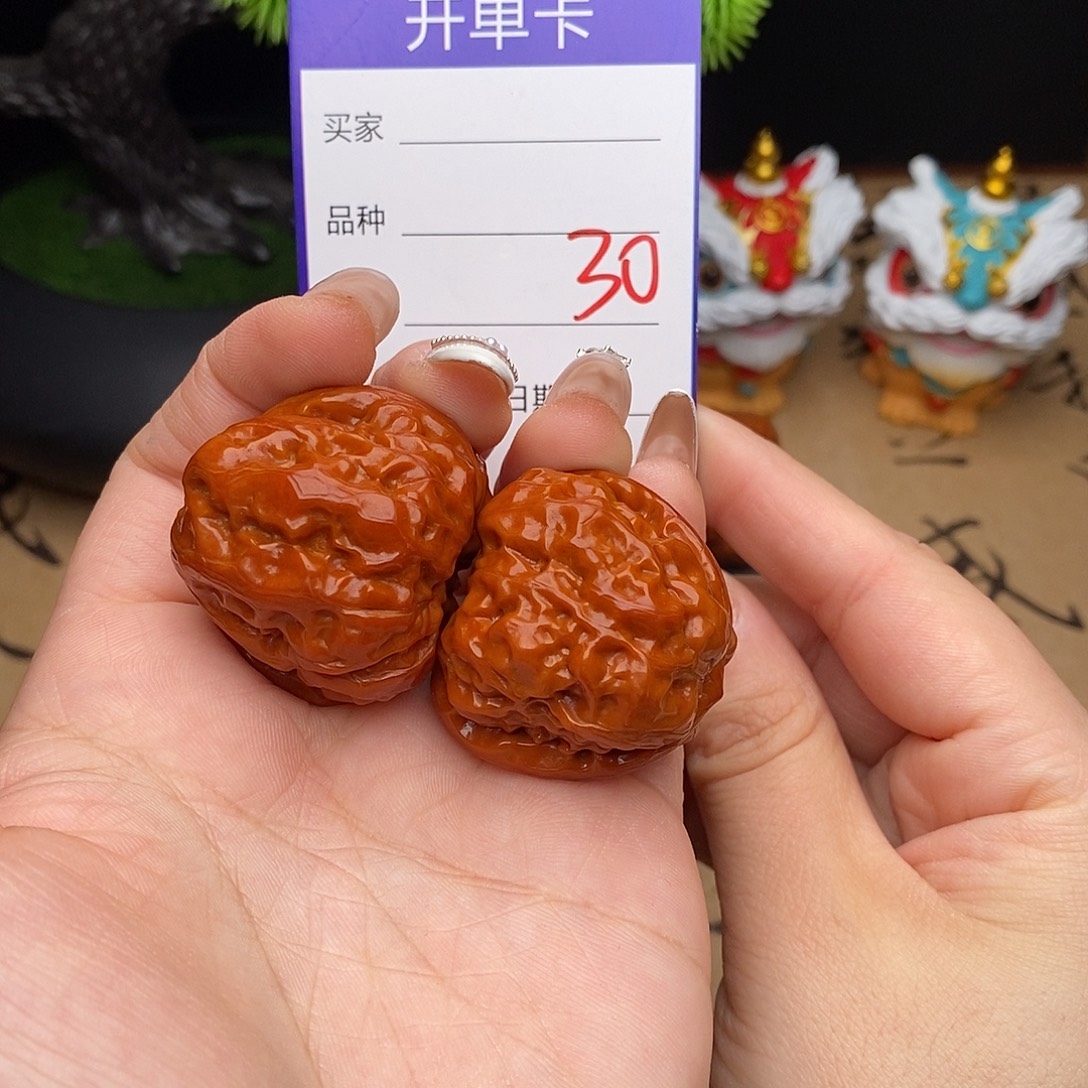吊坠文玩核桃30号36蛤蟆头