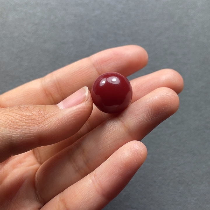 南红玛瑙配饰未镶嵌15.7mm