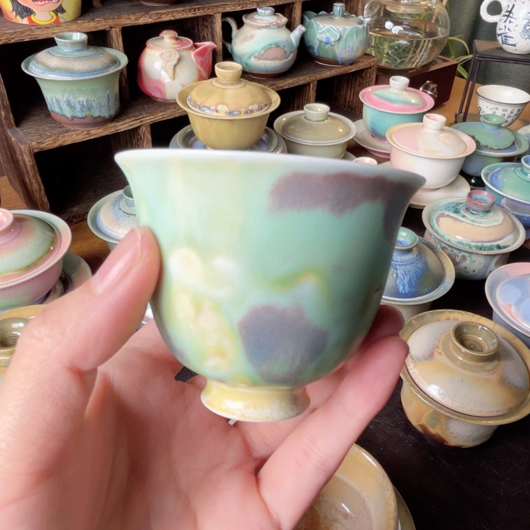 杯纯手工柴手工柴烧茶器