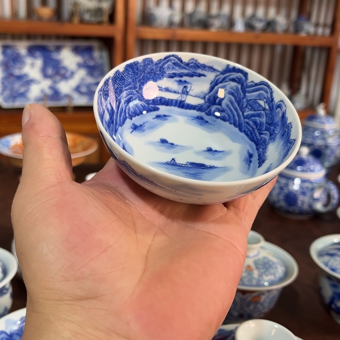 錡镇堂手工手绘绘杯