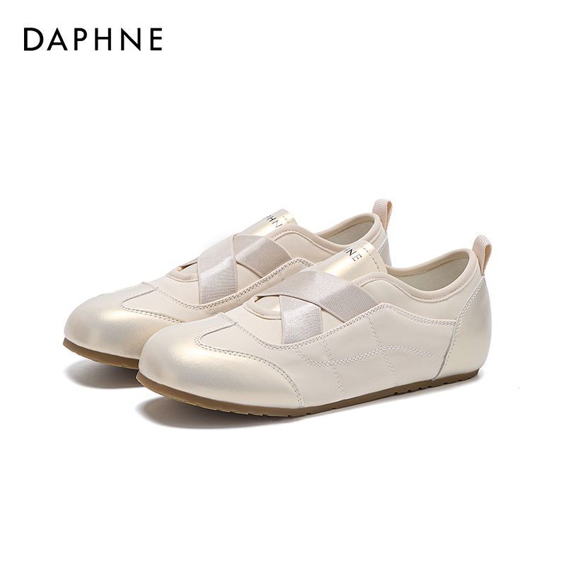 达芙妮秋季德训鞋女子魔术贴轻便休闲健步机能潮鞋