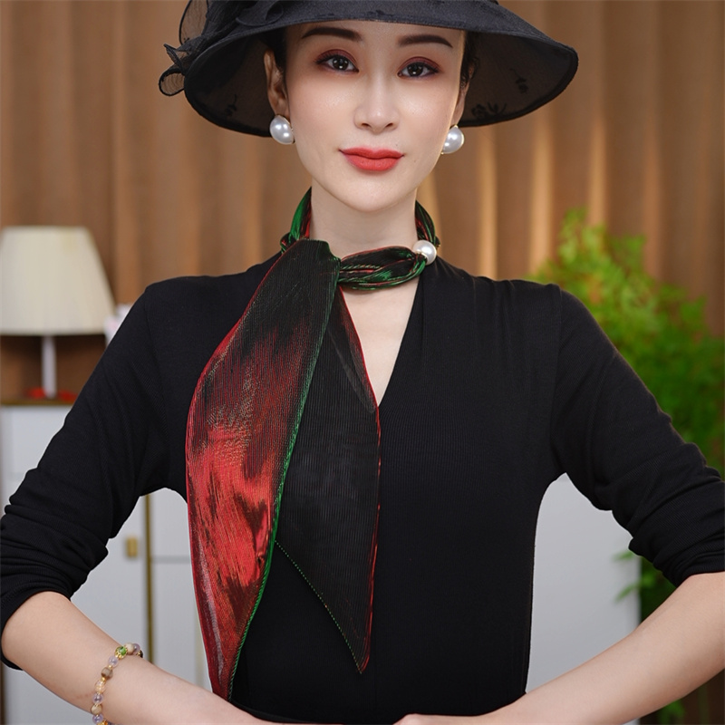 韩版百搭时尚新款炫彩出游长条巾