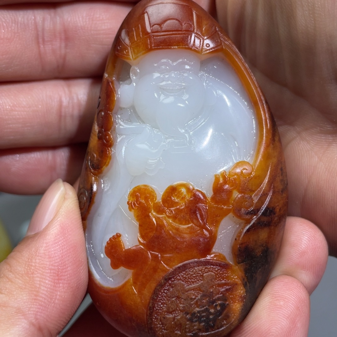 和田玉（糖玉）未镶嵌挂件