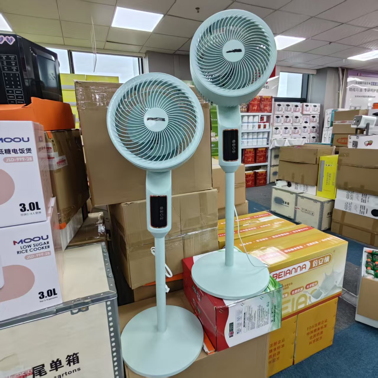  大风扇循环扇风扇立式风扇【颜色随机】