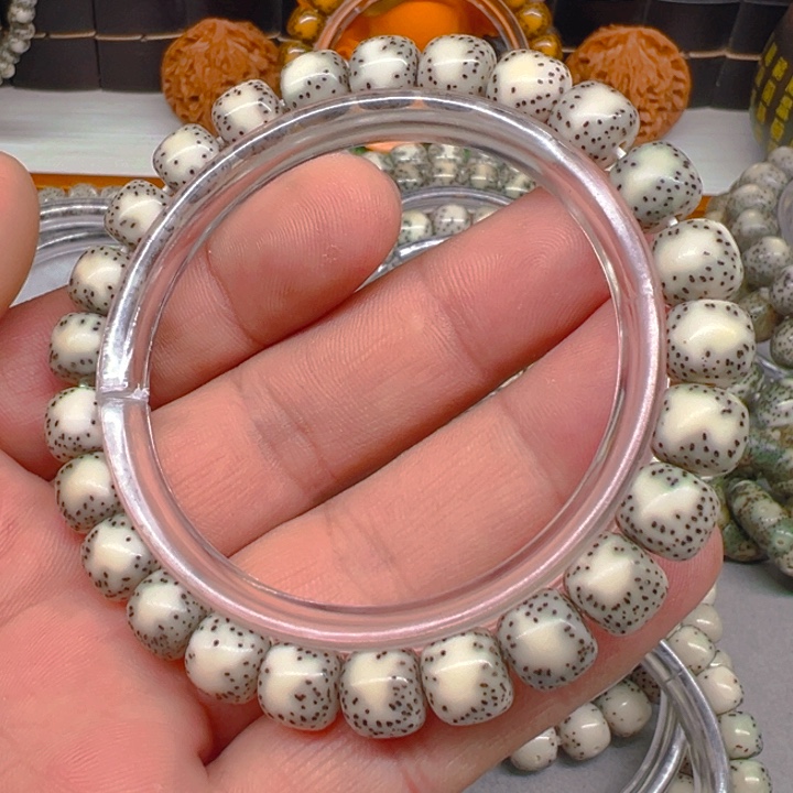 星月菩提手串9侧留白小细星