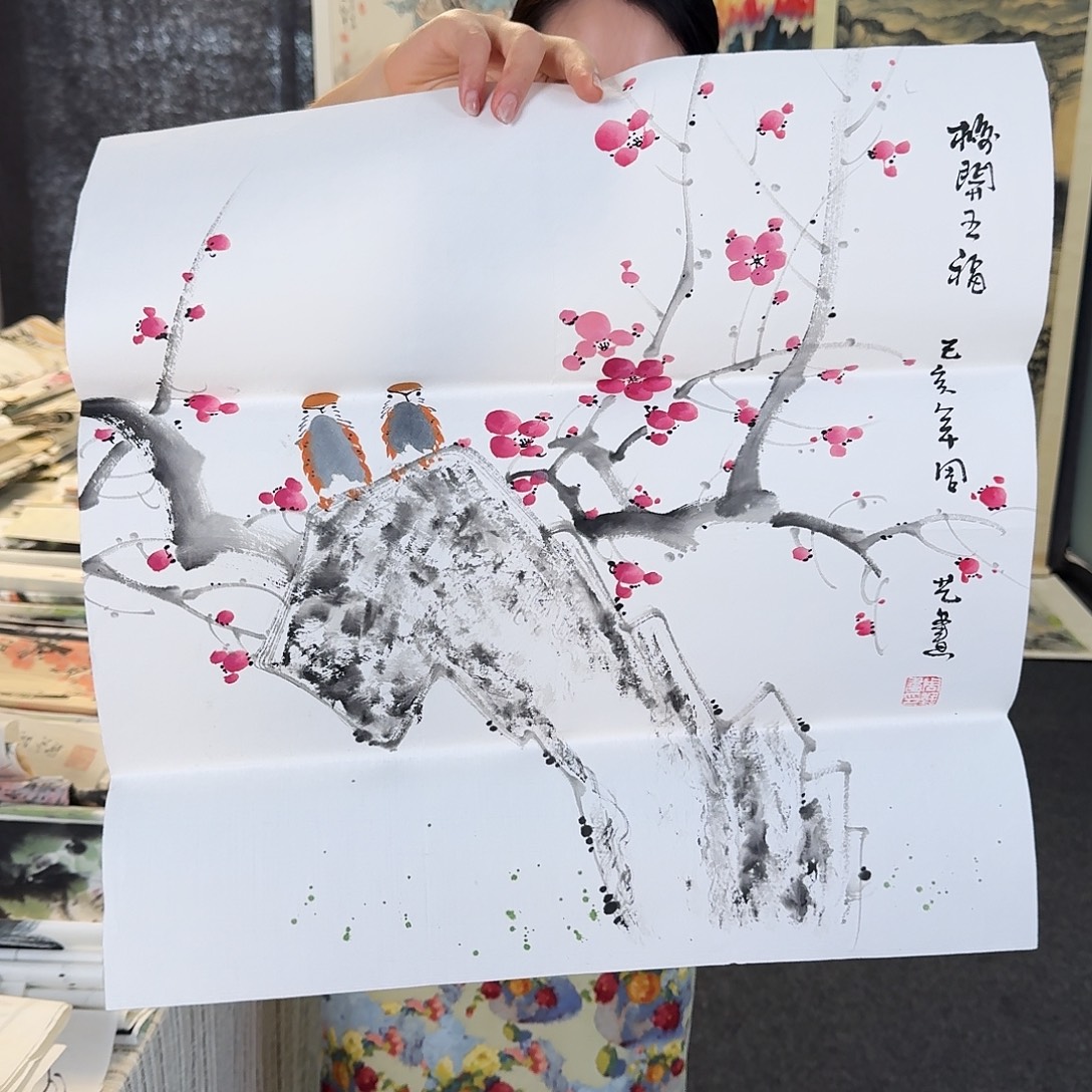 纯手绘年画好看的画