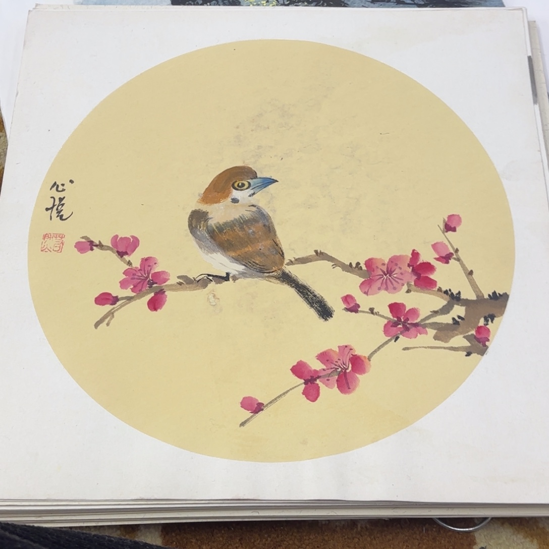 国画38-38卡纸作品艺