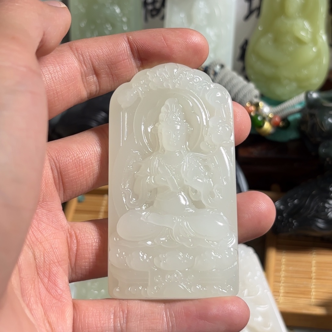 远***大颈饰未镶嵌和田玉